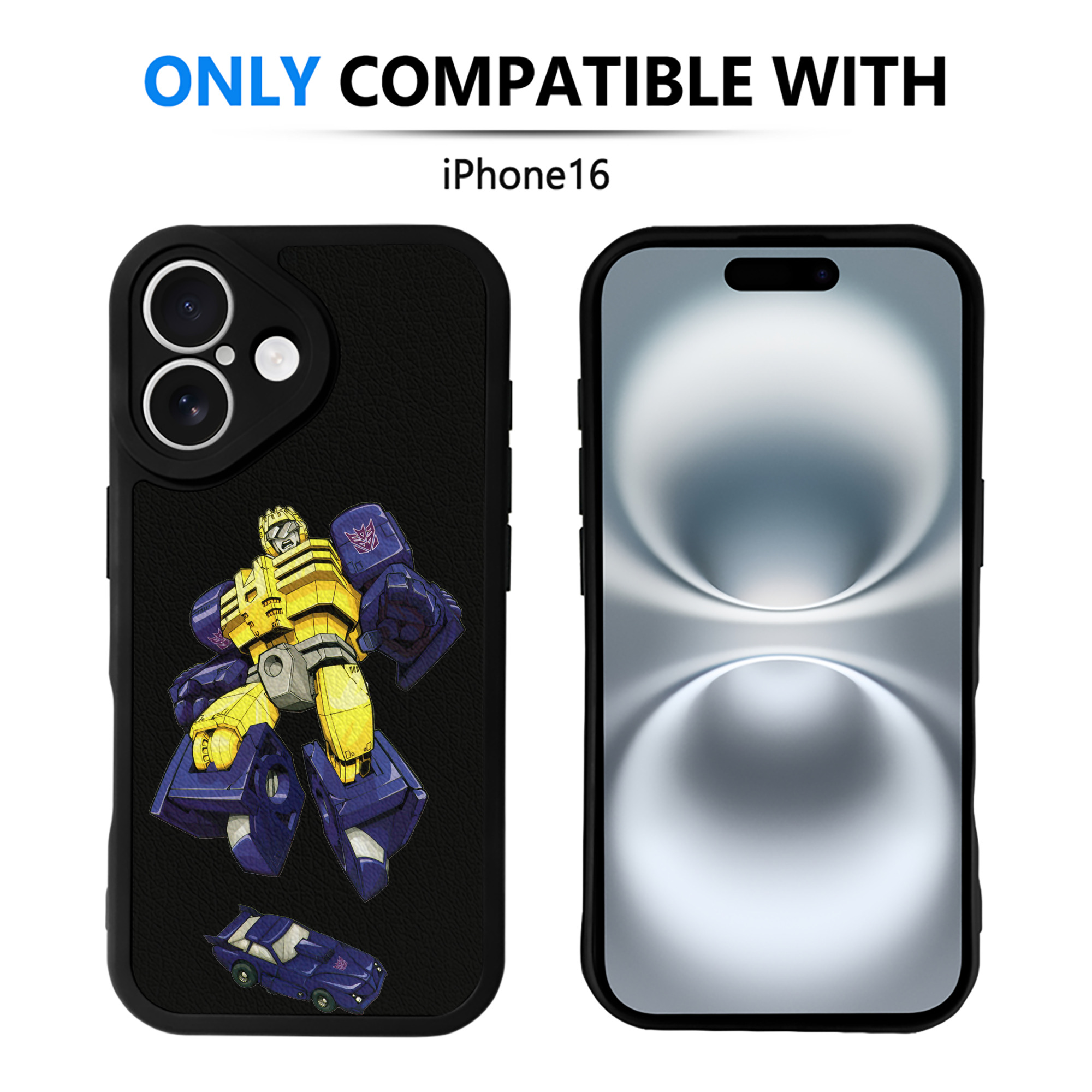 （画像用）  【iPhone 16シリーズ対応】シリコンスマホケース（レザー調） 材質：シリコン